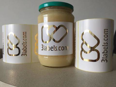 Етикети на рола с топъл печат