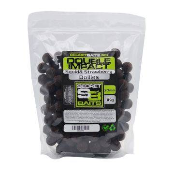 Протеинови топчета Secret Baits Double Impact, Ягода, Калмари и Октопод
