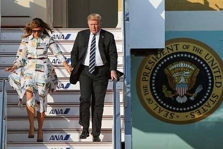 Доналд Тръмп е на четиридневно държавно посещение в Япония