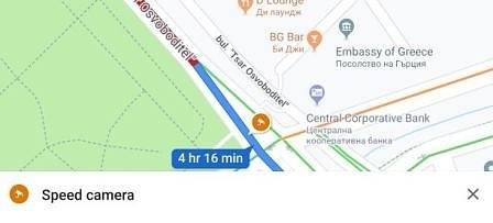 „Google maps” вече показва камерите на КАТ и ограниченията