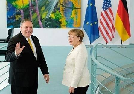 Държавният секретар на САЩ Майк Помпео на посещение в Германия