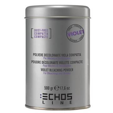 ECHOS LINE Violet Dust-free BLEACHING Powder Обезцветяващa виолетова супра до 7 тона 500гр.