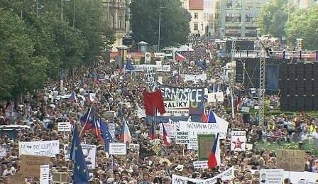 Протест в Прага с искане за оставката на премиера Бабиш