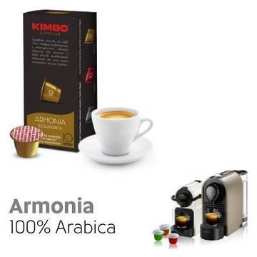 Кафе капсули Kimbo Armonia 100% Арабика 10 бр. съвместими с Nespresso