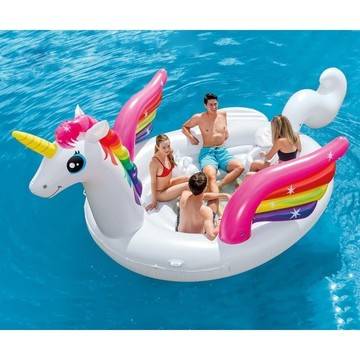 Intex Надуваем парти остров Еднорог