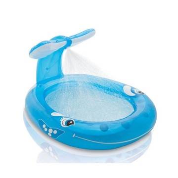 Intex Детски надуваем басейн с пръскалка Кит