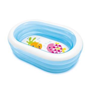 Intex Детски надуваем басейн Морски приятели