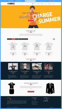 Изработка на сайт онлайн магазин CUBE | Изработка на сайт, Уеб дизайн и SEO Оптимизация на уеб сайтове от SLVDesign - София