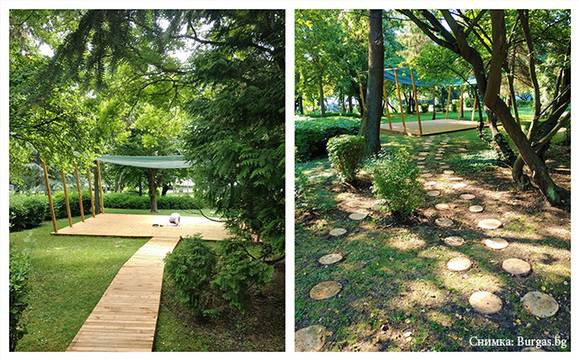 Йога на открито в Морската градина? Защо не!