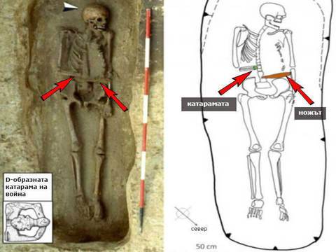 Средновековен войн с нож вместо ръка!