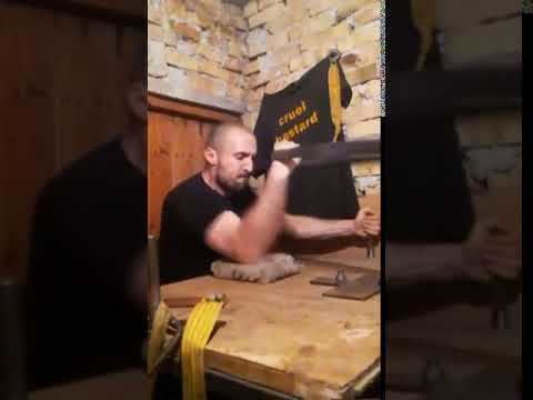 Станислав Ангелов примерна тренировка за бърз старт в канадската борба с ластик