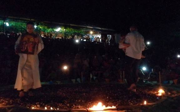 Нестинарски танц в град Обзор