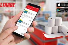 Бърза и лесна поръчка на касови ролки и етикети с марка „Глиган“ през мобилното приложение на Елтрейд!