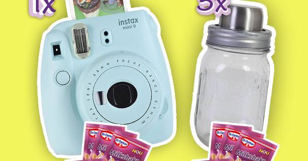 Спечелете моментни камери Instax Mini 9 и шейкъри за коктейли