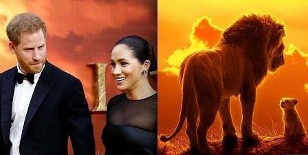 Принц Хари и Меган Маркъл на европейската премиера на „Цар лъв” (СНИМКИ)