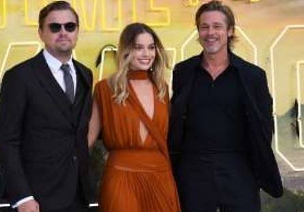 Брад Пит и Леонардо ди Каприо минаха по червения килим в Лондон