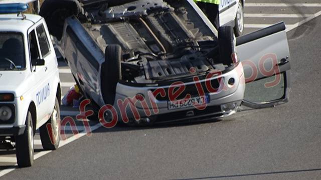 Грък се преобърна с колата си край граничния пункт „Кулата“