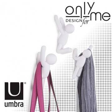 К-т 3бр. закачалки за стена UMBRA BUDDY – бели