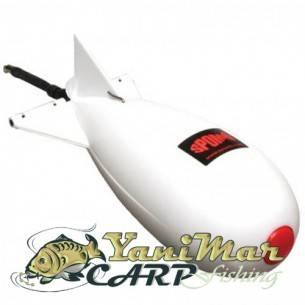 Ракета за захранка Spomb Midi White, Аксесоари за риболов на шаран