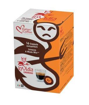 Капсули Italian Coffee Invidia Cremoso съвместими с Lavazza A Modo Mio 16 бр