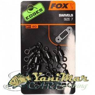 Вирбел Fox Edges Swivels, за риболов, Аксесоари за риболов на шаран