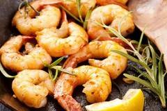 Скариди с чесън и риган