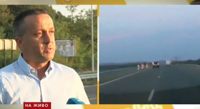 Пълен ужас! Джип на Гранична полиция хвърчи с над 200 км/ч по магистрала „Тракия“