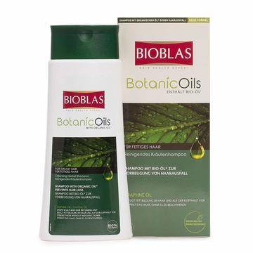 Bioblas Botanic Oils, шампоан с лаврово масло с органично масло, дерматологично тестван, шампоан против косопад за жени и…