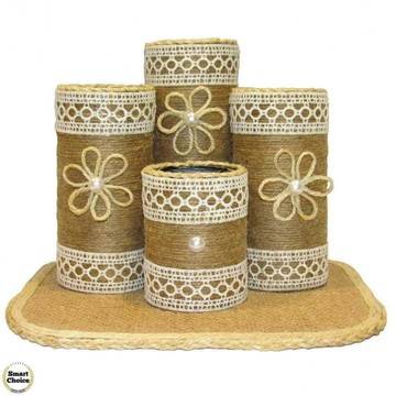 Сувенир ръчна изработка – аксесоар за бюро „Цветя“. Модел DM-9056