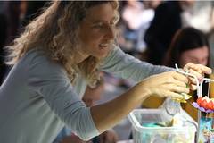 Фалун Дафа с работилничка за лотоси-оригами на фестивала Mood for Food в Пловдив (фотогалерия)