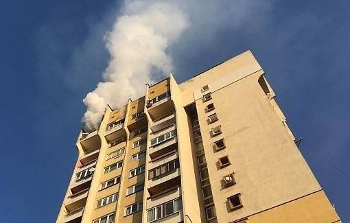 Пожар в жилищен блок в столичния квартал „Сердика“