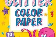 Картон брокатен 250г А4 10 листа златен