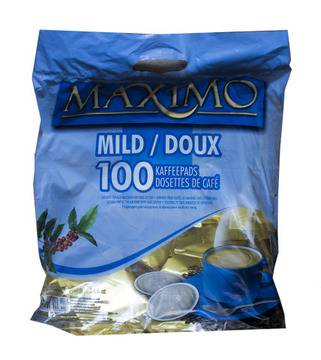 Кафе филтри дози Maximo Mild 100 бр. 62 мм