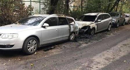 Подпалиха седем автомобила в столичния квартал „Хиподрума” (СНИМКА)