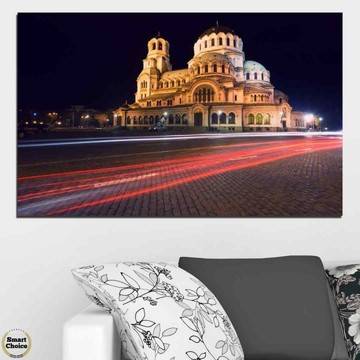 Картина пано за стена от 1 част с храм-паметника Свети Александър Невски – HD-068-1