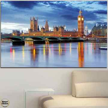 Картина пано за стена от 1 част – Лондон Биг Бен – HD-653-1