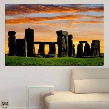 Картина пано за стена от 1 част с изглед от мистичния Стоунхендж – HD-039-1