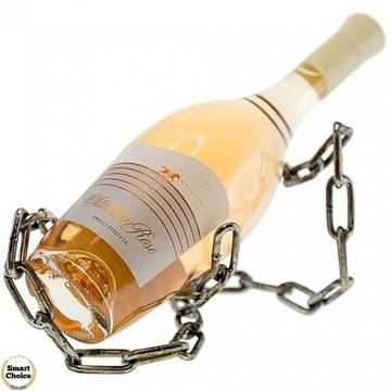 Метална поставка за бутилка вино „Верига“ – 23 см. Модел – 81-7914
