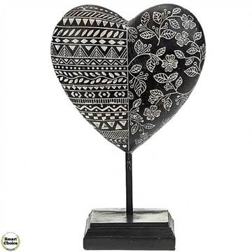 Декоративна статуетка пластика – Сърце 23 см. Модел – 81-7993