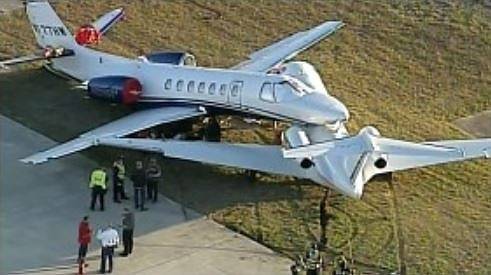 Два самолета се сблъскаха на международно летище в Тексас