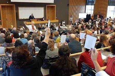 Започна заседанието на Общото събрание на СУ за избор на ректор