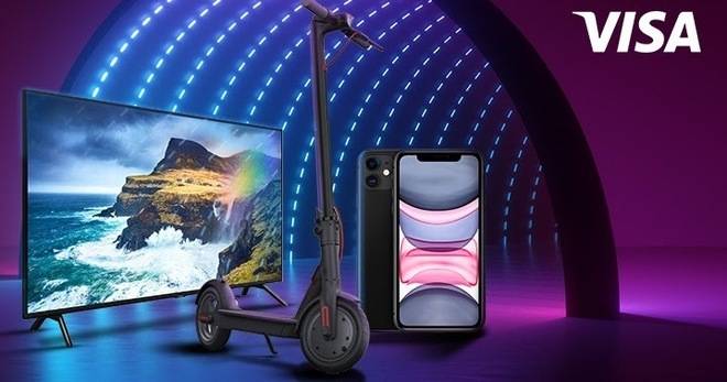 Спечелете 55“ телевизор, iPhone 11, електрически тротинетки и 100 ваучера