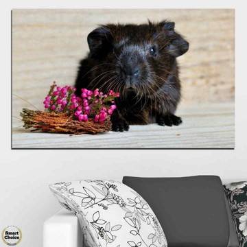 Картина пано за стена от 1 част с изображение на хамстерче – HD-611-1