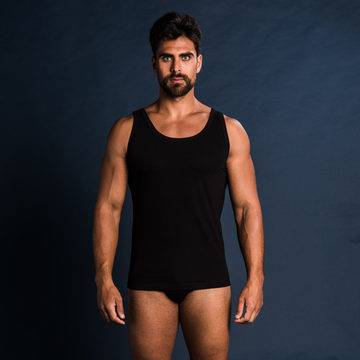 Малена – магазин за памучен мъжки потник с широки презрамки памучно мъжко бельо италиански мъжки потници