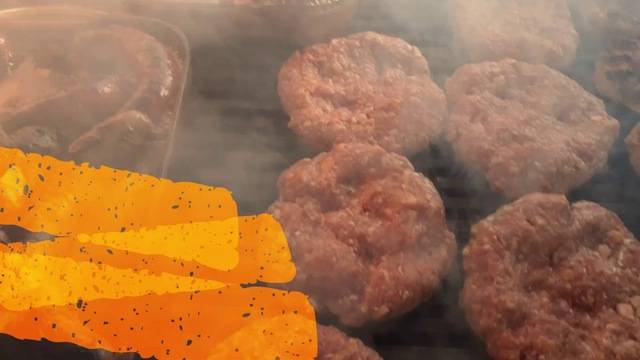 Сръбска плескавица на скара