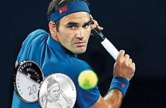 Федерер вече е на гърба на монетата от 20 швейцарски франка