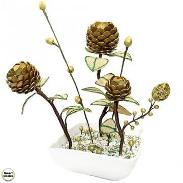 Ръчно изработен сувенир „Цветето на изобилието“ 40 см. Модел DM-9063