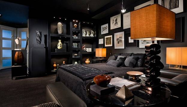 Черна спалня? Предизвикайте себе си с нетипичен интериорен дизайн