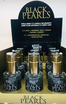 Кристали за коса с черни перли и абисиново масло Black Pearls Dark fluid crtistals for shine hair 30ml