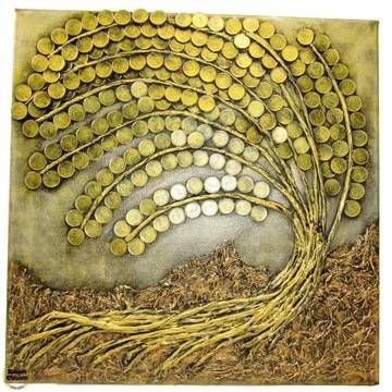 Сувенир – Пано декорация за стена „Уникално дърво“ – 40 см. Модел DM-9064